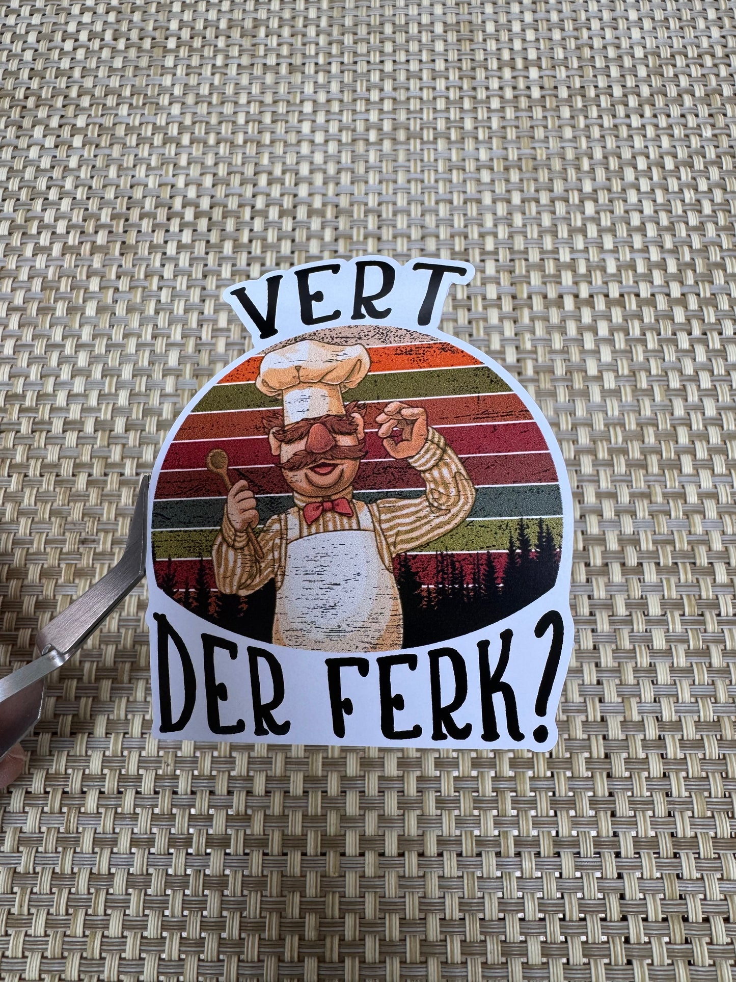 Vert Der Ferk Stickers