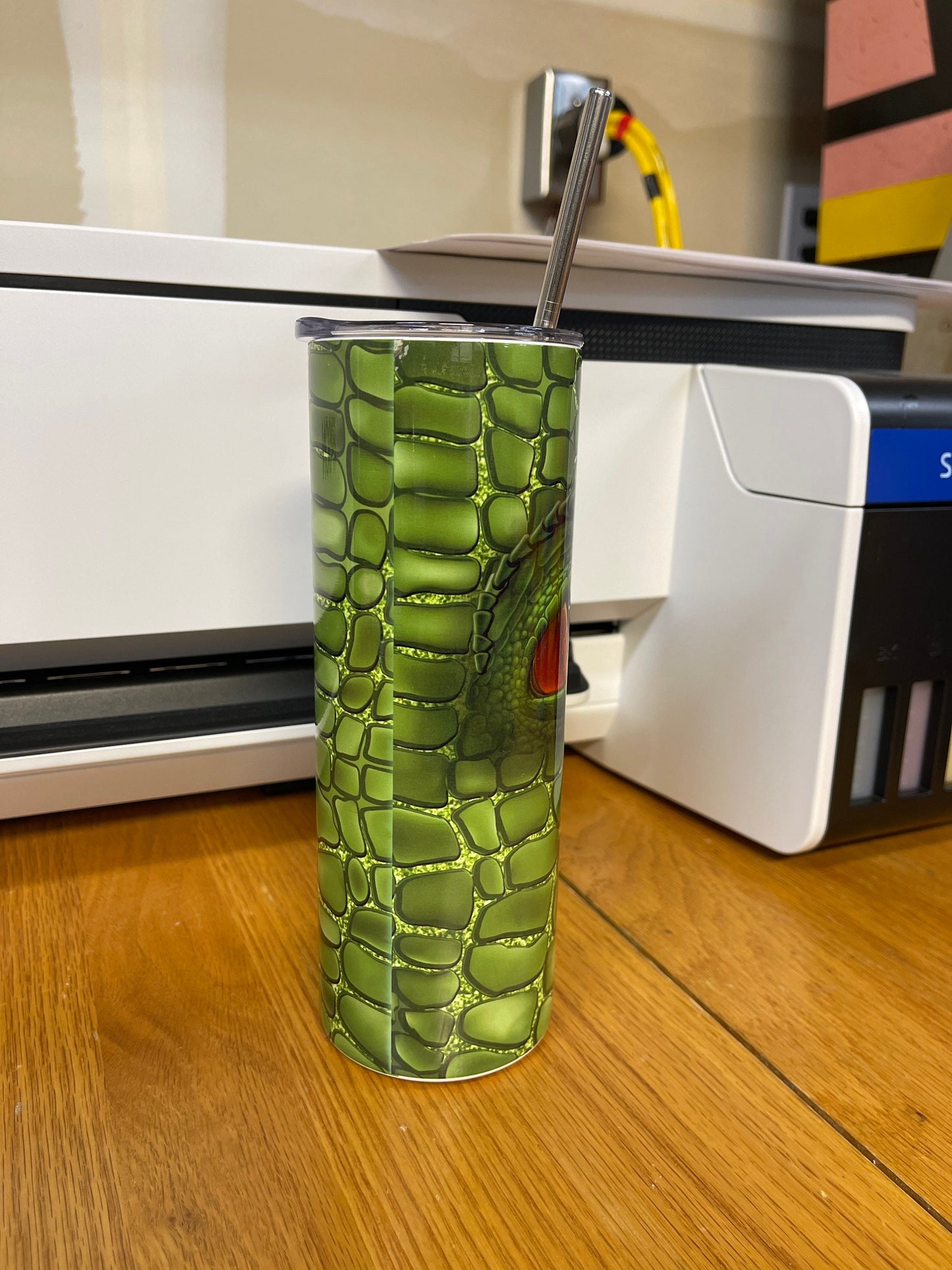 Dragon Tumbler in Green or Purple 20oz. Free customization.