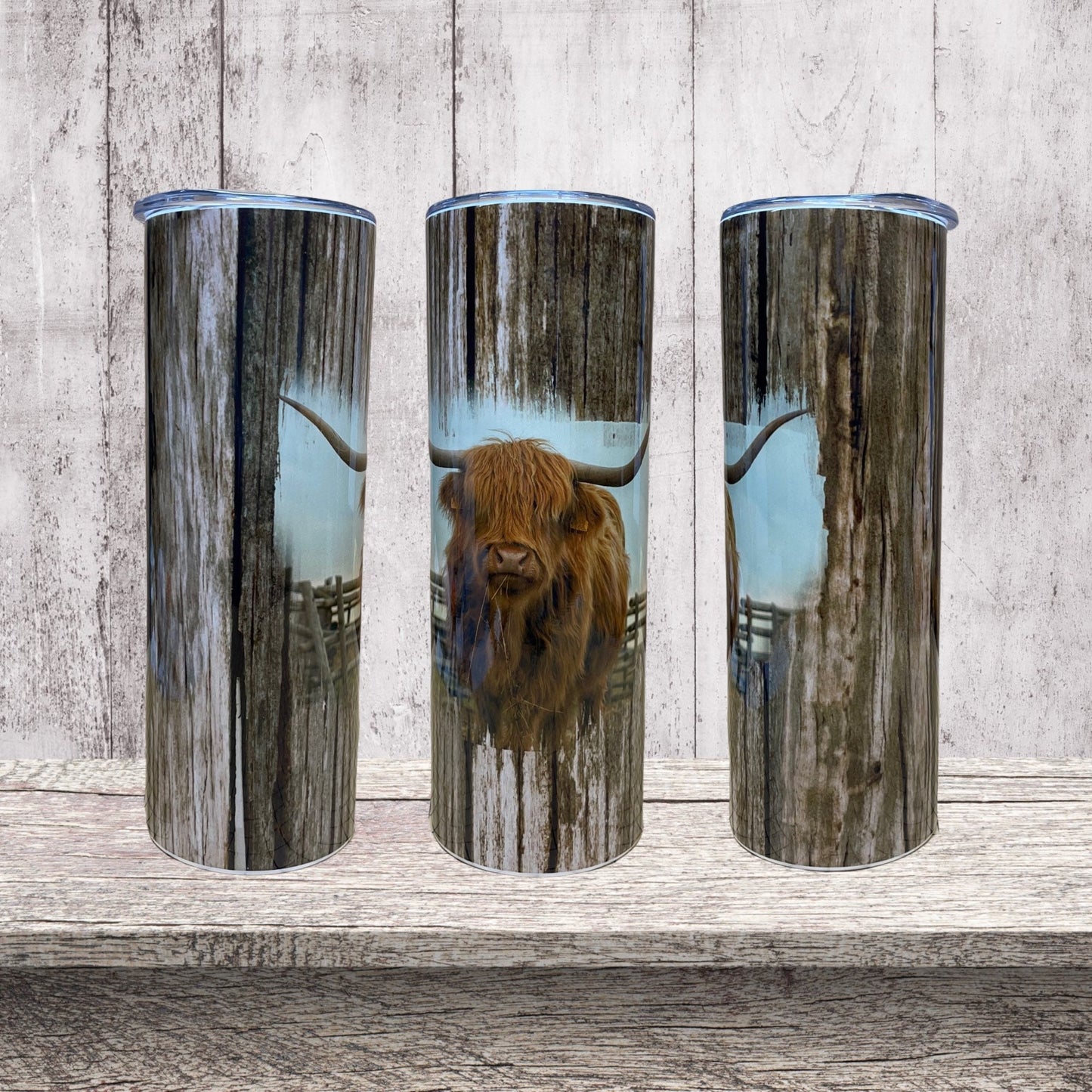 Highland cow  tumbler
