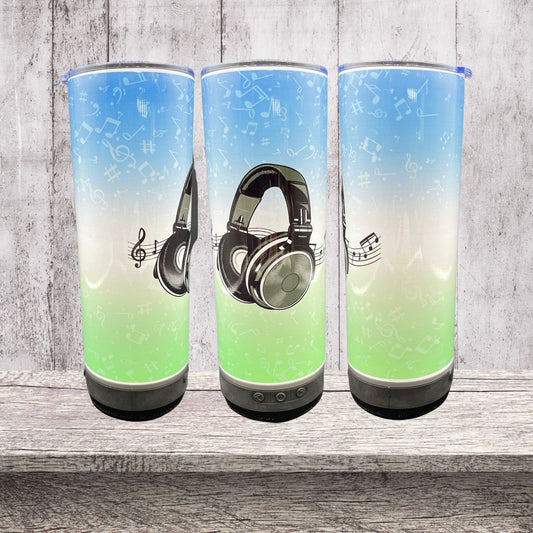headphones bluetooth speaker tumbler