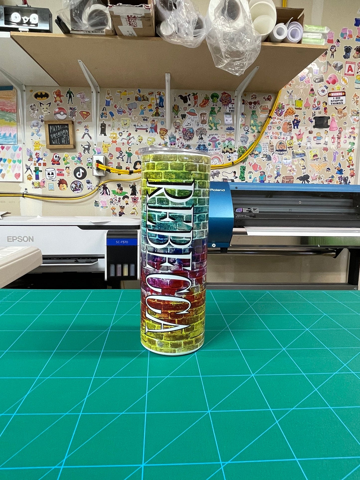 T-Rex what now 20oz tumbler. Free personalization.