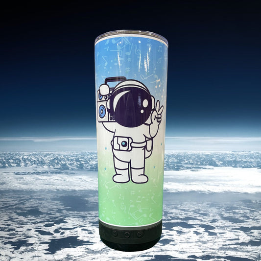 Astronaut Bluetooth speaker tumbler