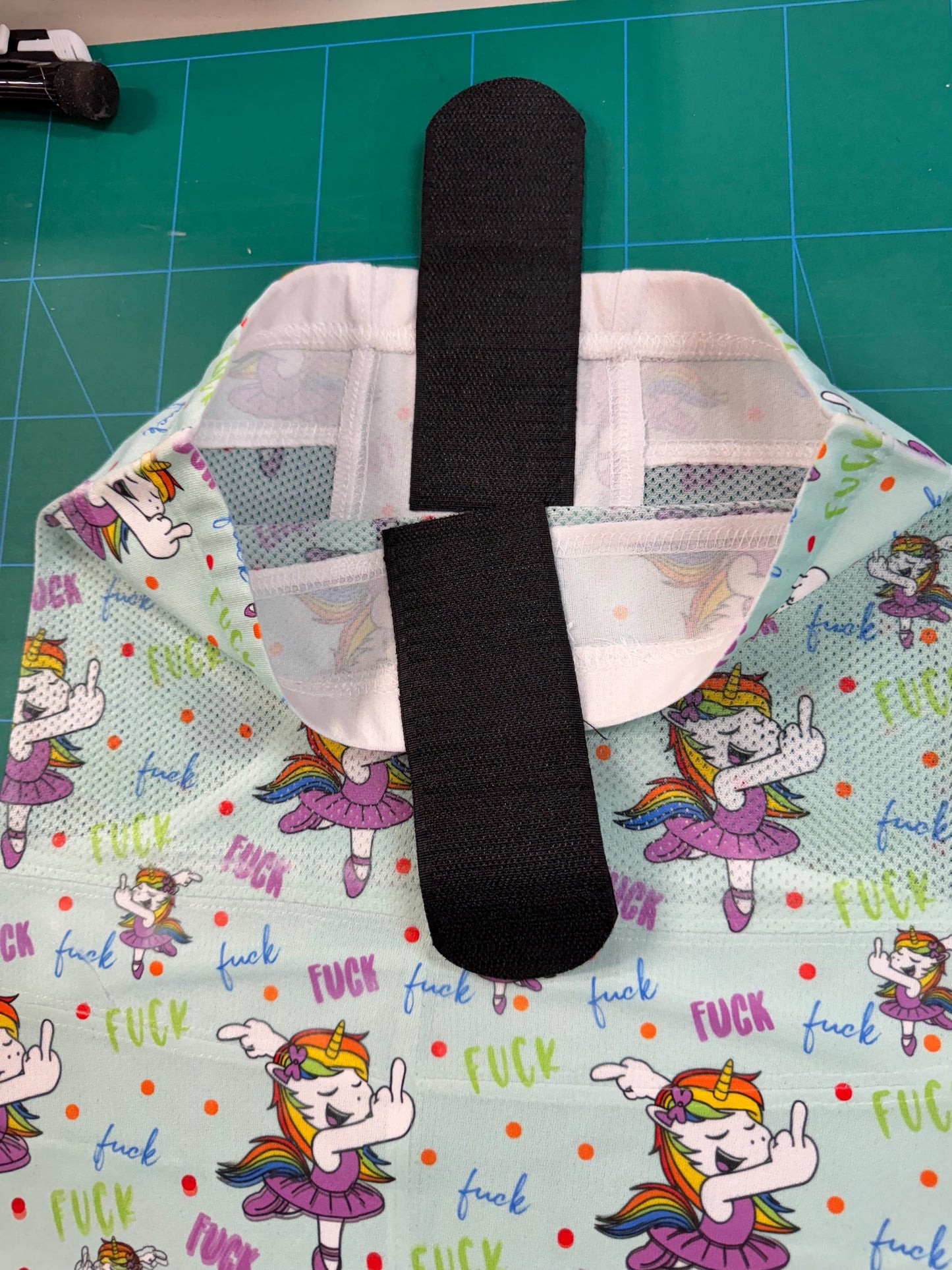 Hockey socks with unicorns. Senior 30" Printed in the USA.