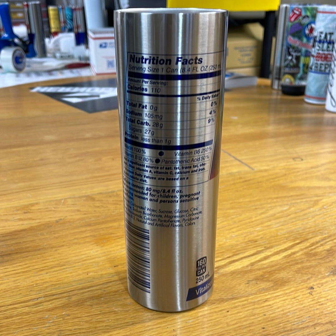 Rainbow energy drink tumbler