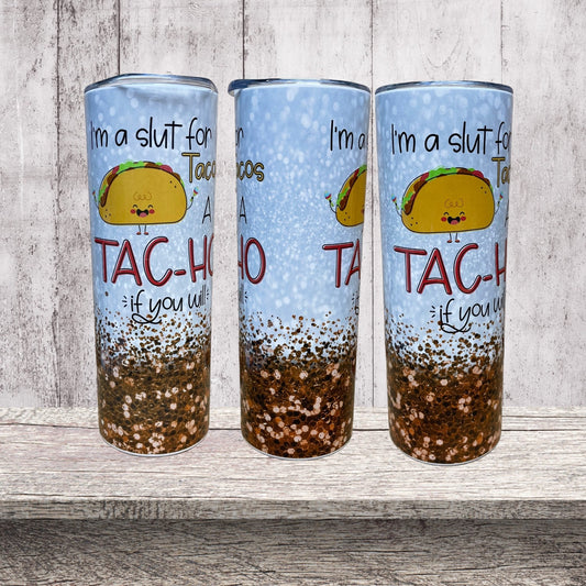 tac-ho tumbler gold  bottom
