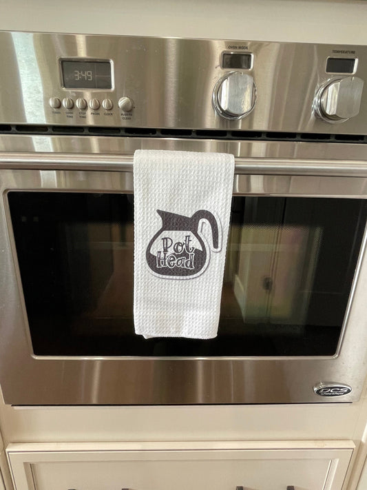 Pot head kitchen towel