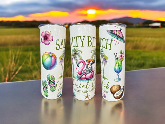 Salty Bitch social club tumbler