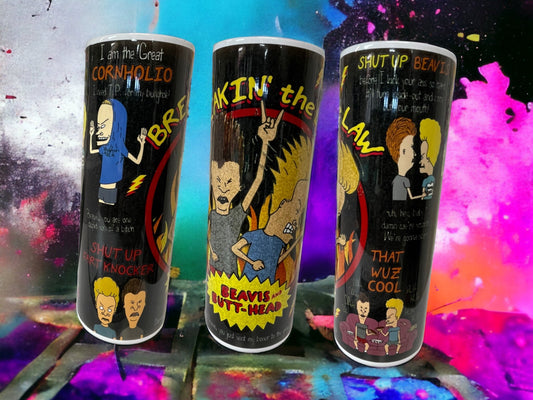 Beavis and Butthead Tumblers