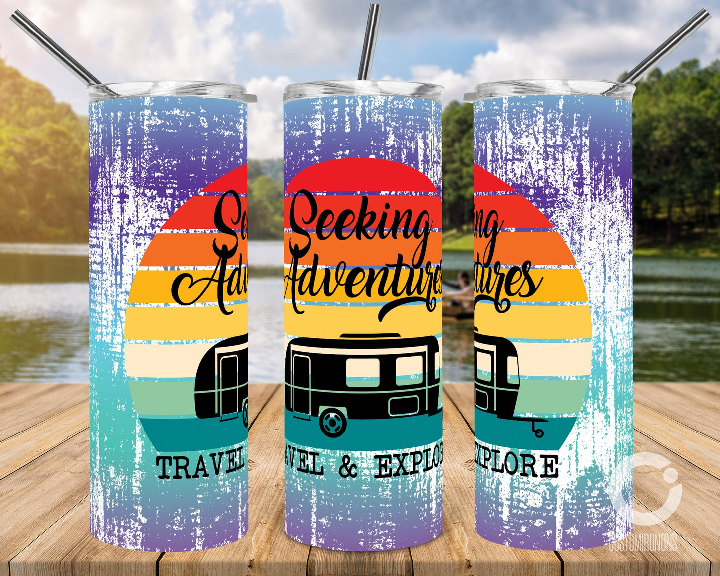Camping travel trailer, class A, Class C or 5th wheel tumbler