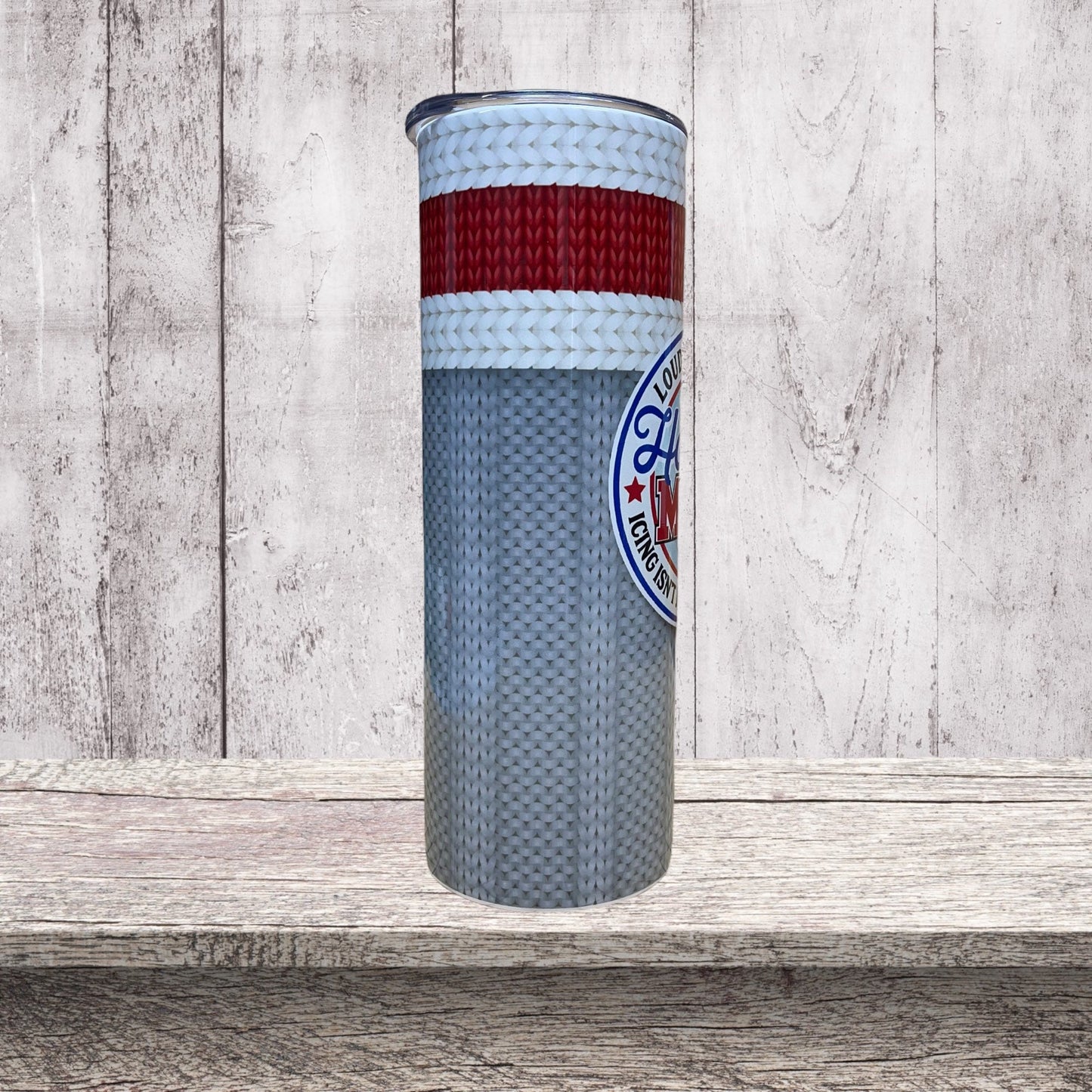 Hockey Mom don’t puck with me. Classy till the puck drops tumbler
